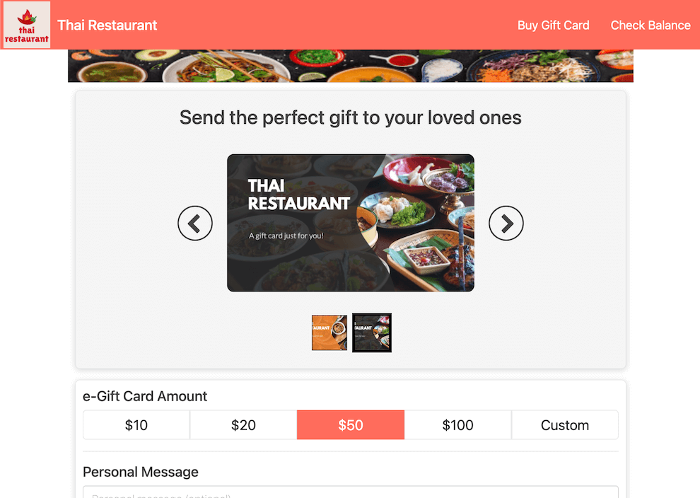 mobipos purchase giftcard