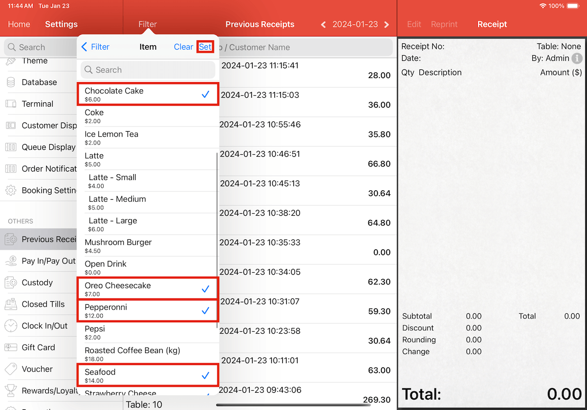 mobipos previous receipts example 3 filter details part 4