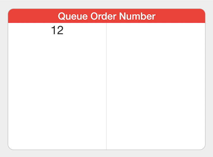 mobipos queue display queue number on web