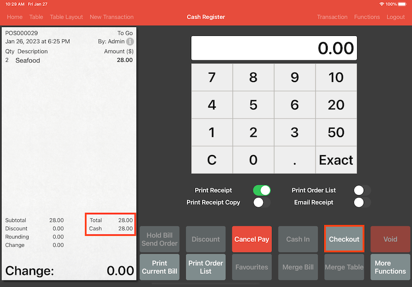 mobipos checkout payment